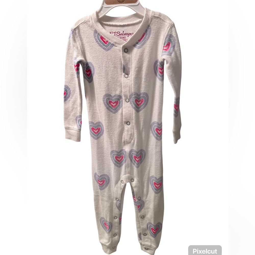 2 sets - P.J. Salvage & kyte toddler Footies 18-24 months PJs